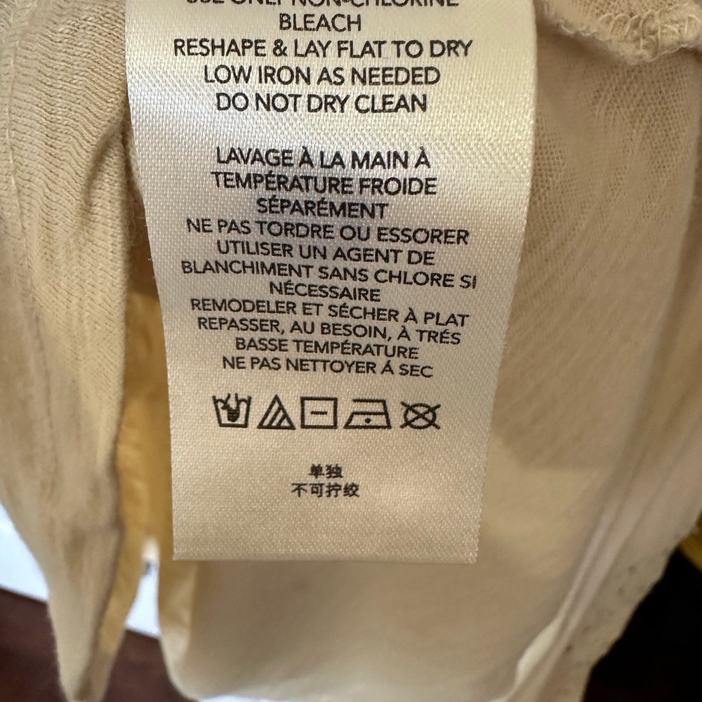 NWT FREE PEOPLE “HOOKED ON YOU” MOCK NECK TOP IN WHEAT SIZE MED - Picture 8 of 13